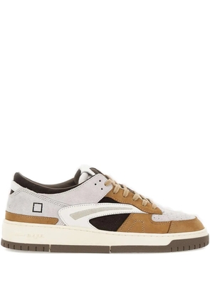 D.A.T.E. Torneo Pop perforated sneakers - Neutrals