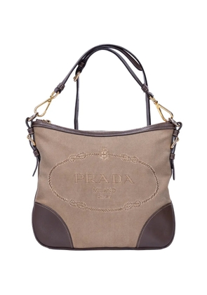 Prada Pre-Owned logo shoulder bag - Neutrals