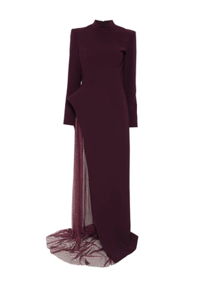 JEAN-LOUIS SABAJI asymmetric-design maxi dress - Red