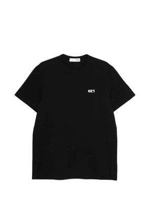 CIARAN logo-embroidery T-shirt - Black