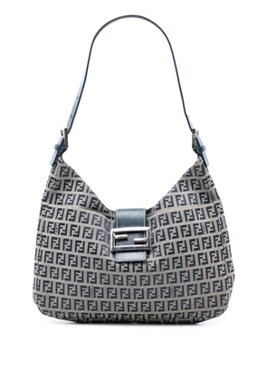 Fendi Pre-Owned 2000-2010 Zucchino Canvas shoulder bag - Blue