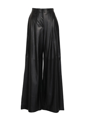 TWP Avery wide-leg trousers - Black
