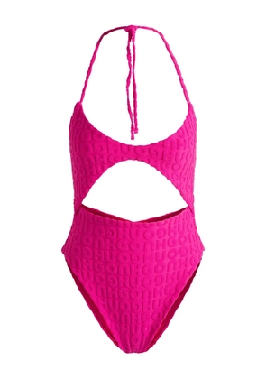 HUGO cut-out swimsuit - Pink