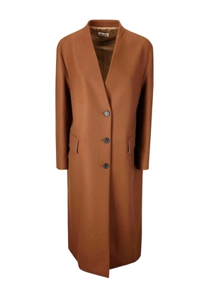 Alberto Biani wool coat - Brown