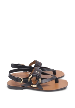 Chloé Vintage Demi slingback leather sandals - Black