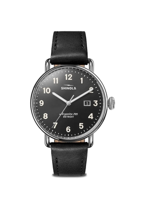 Shinola Canfield 38mm watch - Black