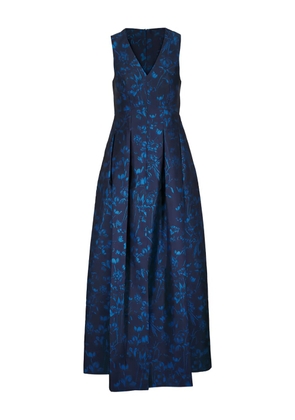 Sachin & Babi Brooke V-neck floral maxi dress - Blue