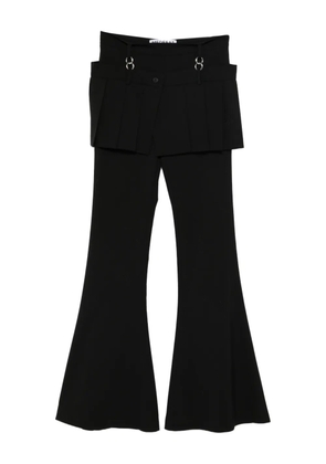 MEDEEA detachable skirt flared trousers - Black