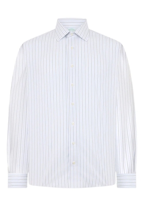 Brooks Brothers Ainsley-collar striped shirt - White