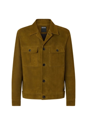 Zegna chest-pocket jacket - Brown