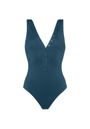 ERES Icône V-neck swimsuit - Blue