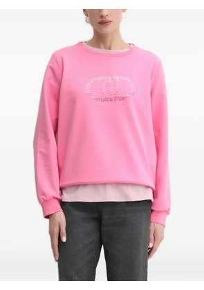 LIU JO embellished-logo sweatshirt - Pink