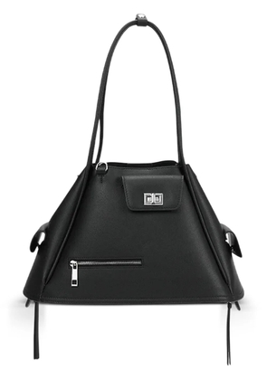 Pabepabe zip-pocket shoulder bag - Black