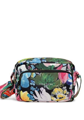 Stine Goya floral crossbody bag - Black
