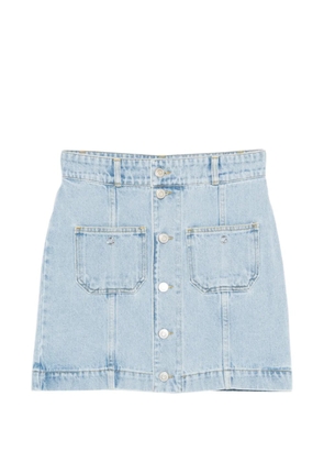 Coperni pocket denim mini skirt - Blue