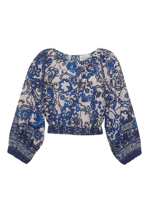 Cara Cara floral-print blouse - White