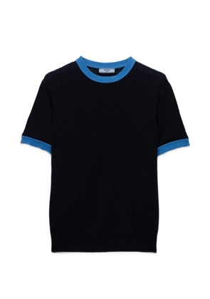 Prada short-sleeve cashmere sweater - Black