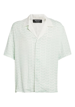 WHYAT capri-pattern short-sleeve shirt - Green