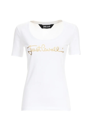Just Cavalli short-sleeve round-neck T-shirt - White