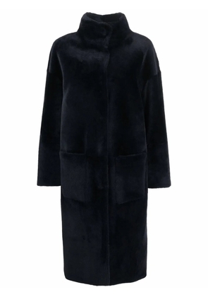 Liska reversible shearling coat - Blue