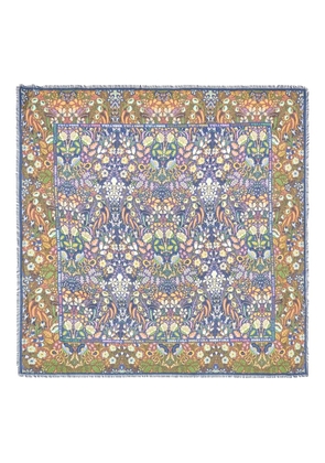 Bimba y Lola floral fringed scarf - Orange