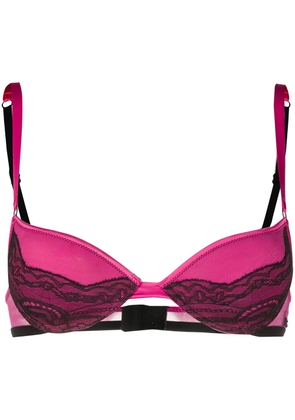 Dolce & Gabbana lace panel bra - Pink