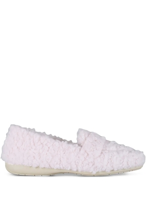 Ron White Teddy slip-on slippers - Neutrals