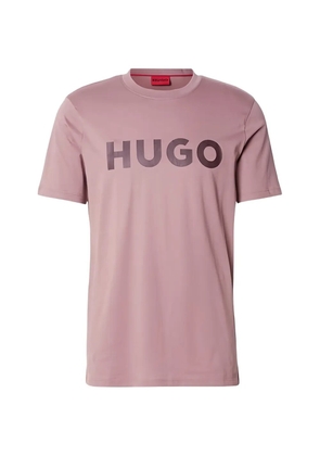 HUGO Dulivio logo-print T-shirt - Pink