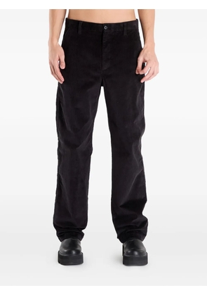 Calvin Klein corduroy straight-leg trousers - Black