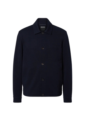 Zegna pocket overshirt - Blue