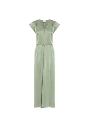 Forte Forte V-neck belted dress - Green