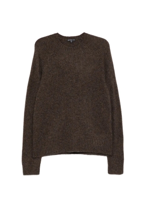 James Perse textured lightweight jumper - Brown
