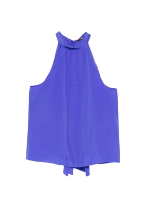 TOM FORD pleated tie neck top - Purple