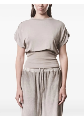 Thom Krom gathered T-shirt - Grey