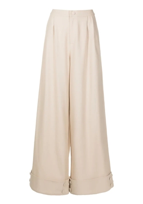 Neriage Lirio wide-leg trousers - Neutrals