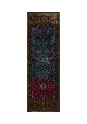 Pierre-Louis Mascia beaded floral scarf - Brown