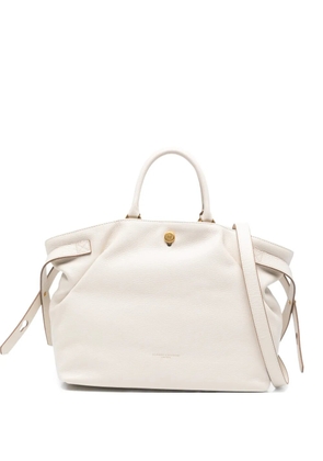 GIANNI CHIARINI Claudette zip-up tote bag - Neutrals