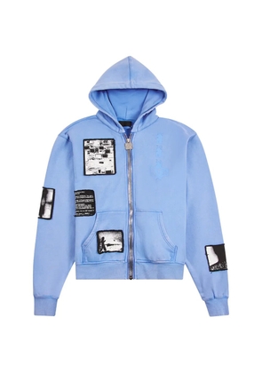 RTA digital patch hoodie - Blue