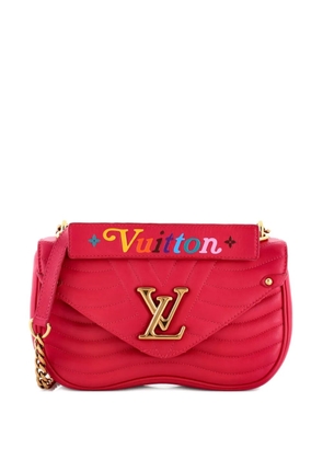 Louis Vuitton Pre-Owned New Wave Chain Bag Quilted Leather MM crossbody bag - Pink