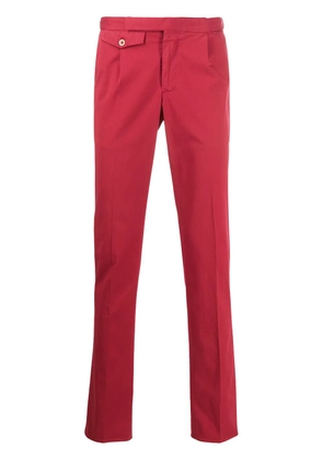 Incotex front pocket chinos - Red