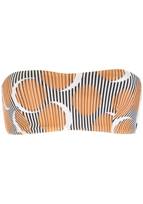 Lenny Niemeyer Clean eclipse bikini top - Orange