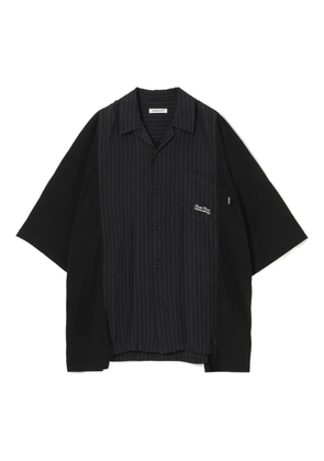 Undercover pinstripe pocket shirt - Black