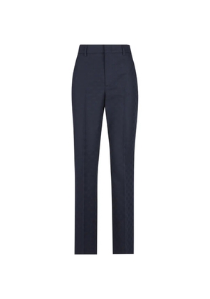 Gucci pressed crease trousers - Blue