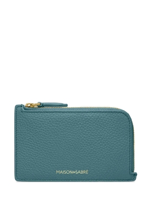 MAISON de SABRÉ zip-fastening leather wallet - Blue