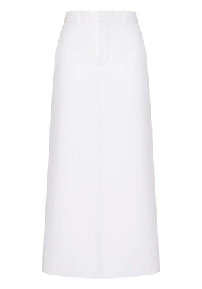 Valentino Garavani Compact poplin skirt - White