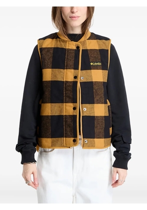 Columbia reversible checked vest - Yellow