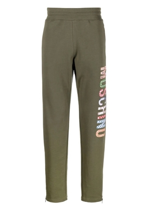 Moschino logo-print track pants - Green