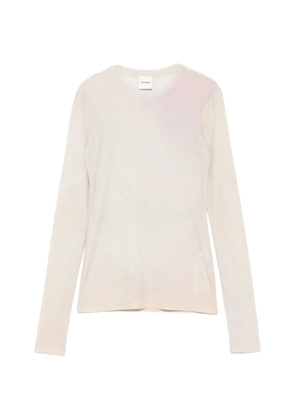 Nanushka long sleeve crewneck top - Neutrals