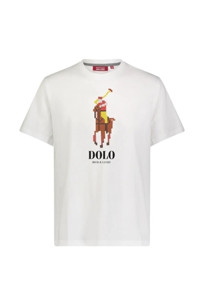 Mostly Heard Rarely Seen 8-Bit pixelated graphic T-shirt - White