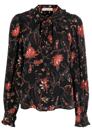 Ulla Johnson Philipa floral-print blouse - Black
